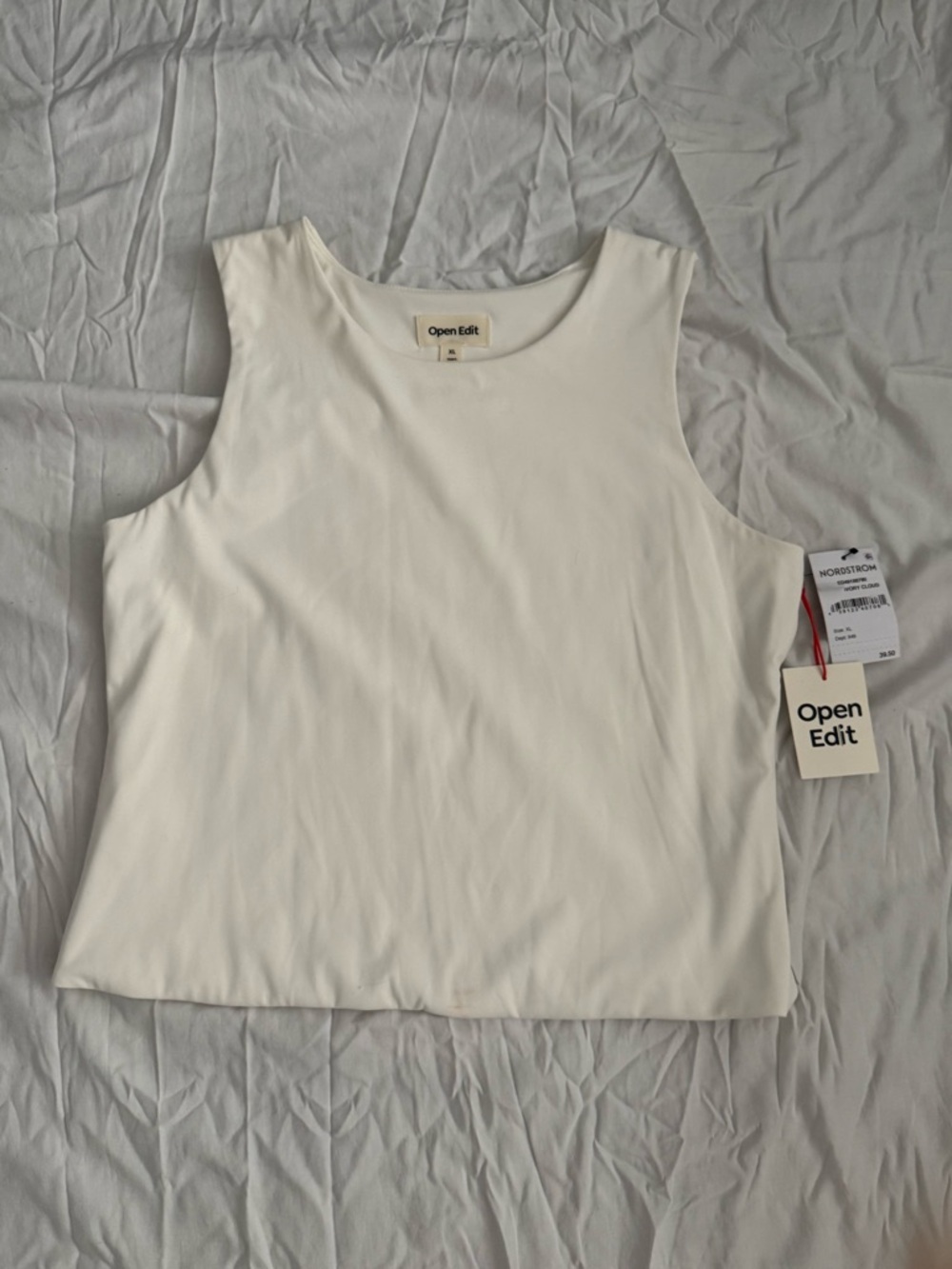 Open Edit Ivory Cloud Tank Top Size XL